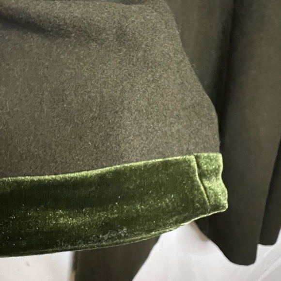 Laundry by Shelli Segal Dark Green Trench Coat with Corset Back - Picture 6 of 7